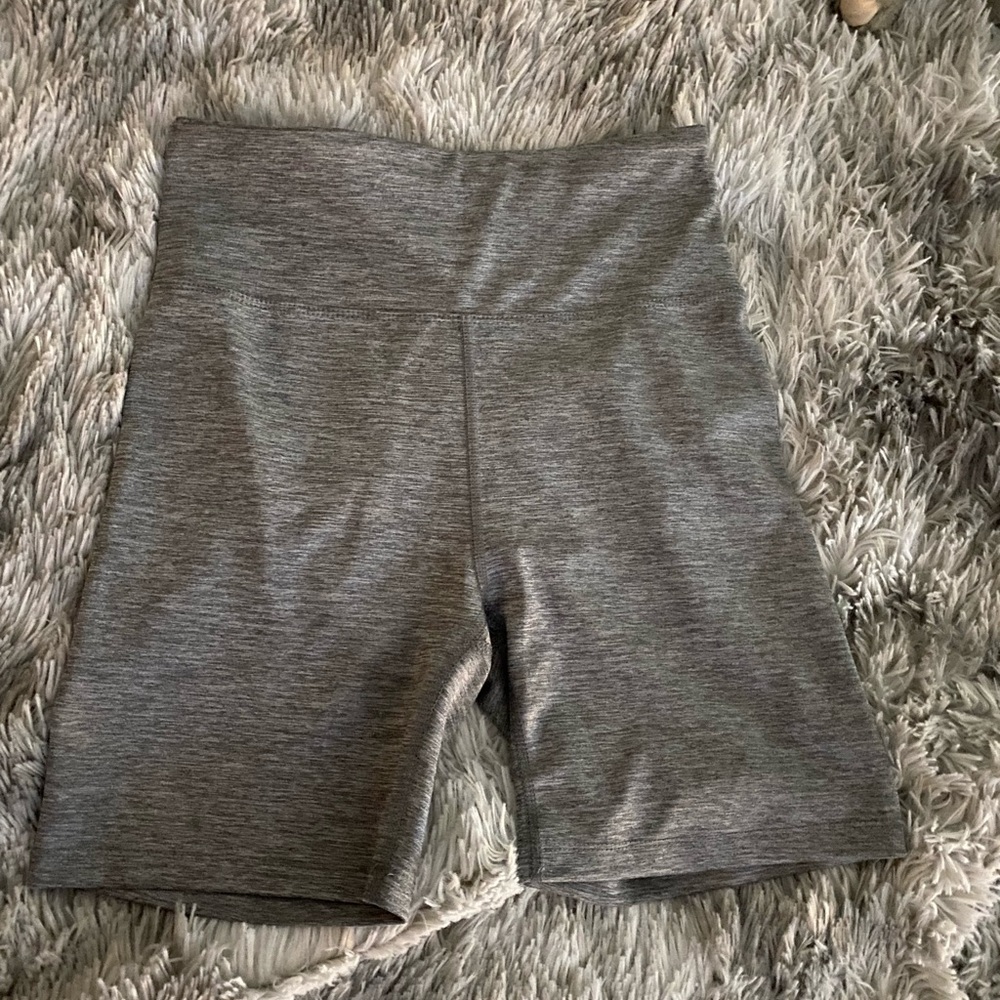 Gray biker shorts